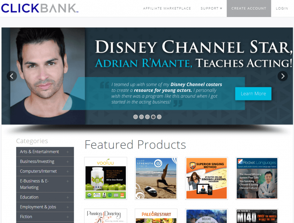clickbank best affiliate marketing program