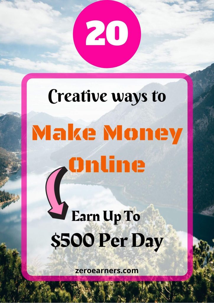creative ways to make money online