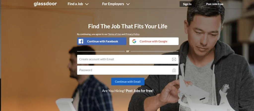 Job listing websites