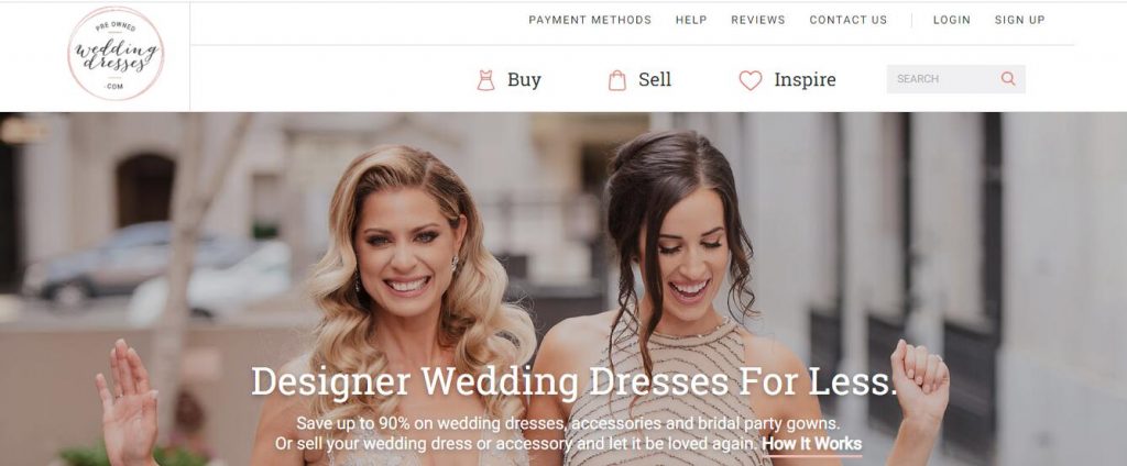 sell your wedding dress online