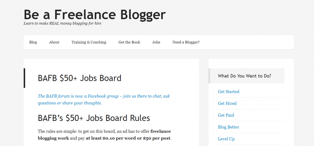 blogging job websites