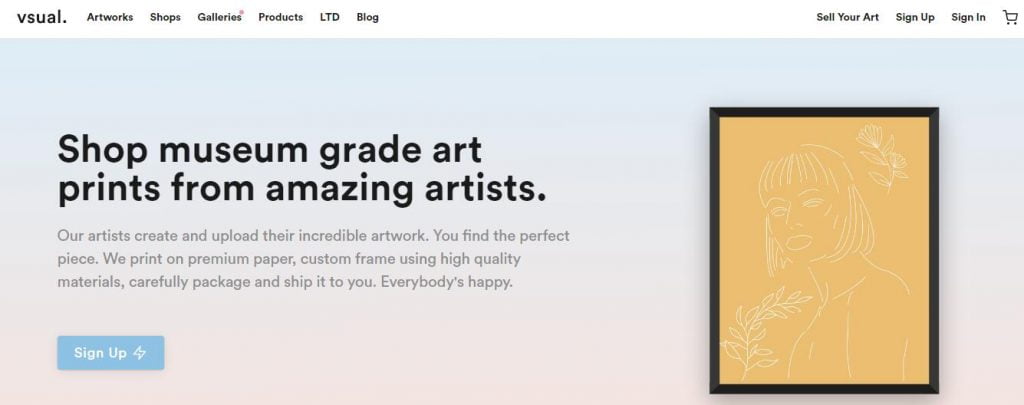 SELL ART ONLINE