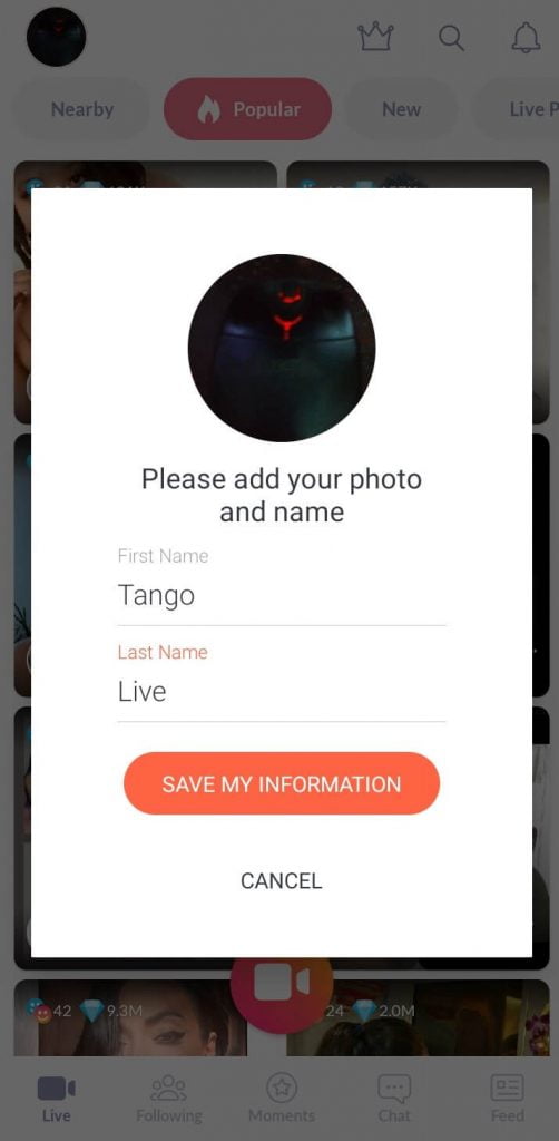 how to make money from tango app